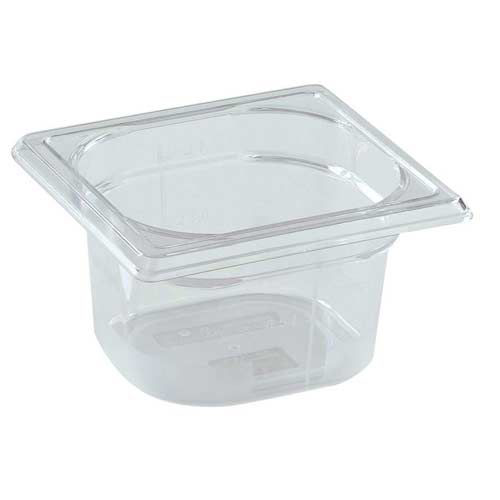 Bourgeat Bac gastro copolyester Cristal+ GN1/6 H.10 cm