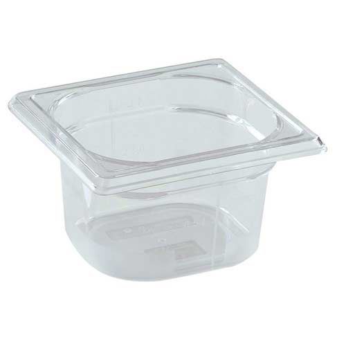 Bac gastro copolyester Cristal+ GN1/6 H.10 cm Bourgeat
