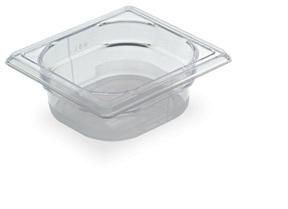 Bac gastro copolyester Cristal+ GN1/6 H.15 cm Bourgeat