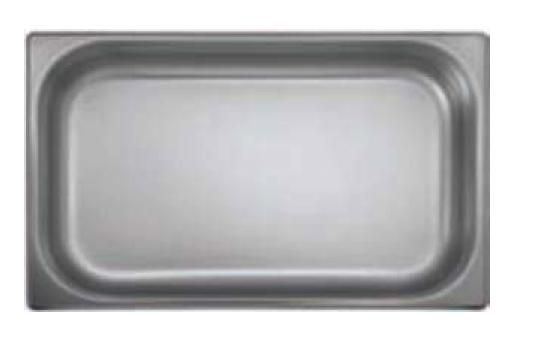 Bac gastro inox GN 1/1 H.10 cm plein sans anses