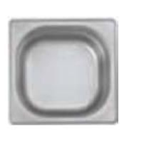 METRO PROFESSIONAL Bac gastro inox GN 1/6 H.10 cm plein sans anses