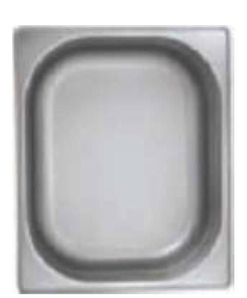 Bac gastro inox GN 1/2 H.10 cm plein sans anses