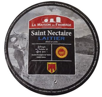 LA MAISON DU FROMAGE Saint-Nectaire AOP laitier affiné sur paille