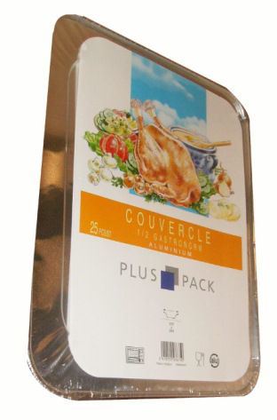 25 couvercles pour barquettes alu