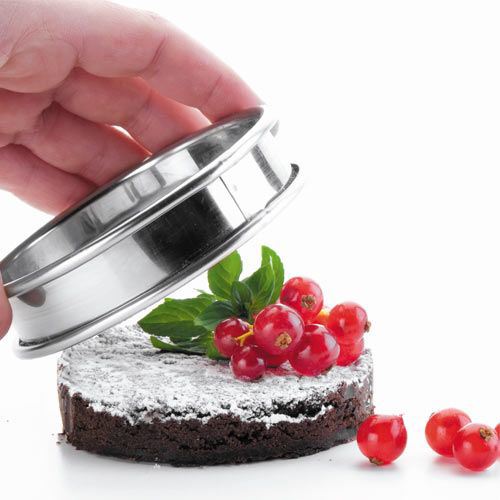 Cercle à tarte fer blanc 20 cm H.2 cm Lacor