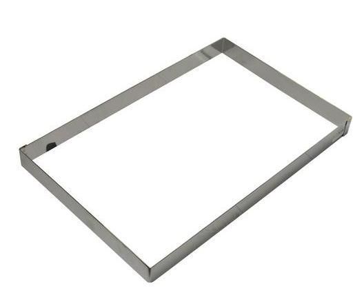Cadre à mousse inox rectangle 56.5 x 36.5 H4.5 cm Lacor