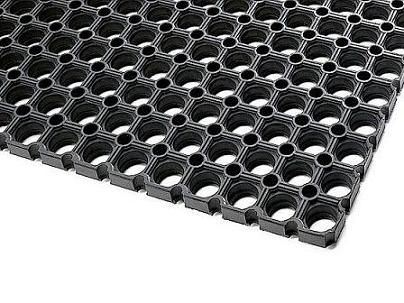 Tapis caillebotis caoutchouc L.80 x l.120 cm