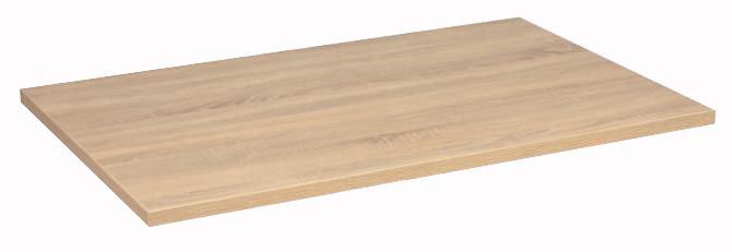 Plateau de table Lamidur chêne cérusé 110 x 68 cm