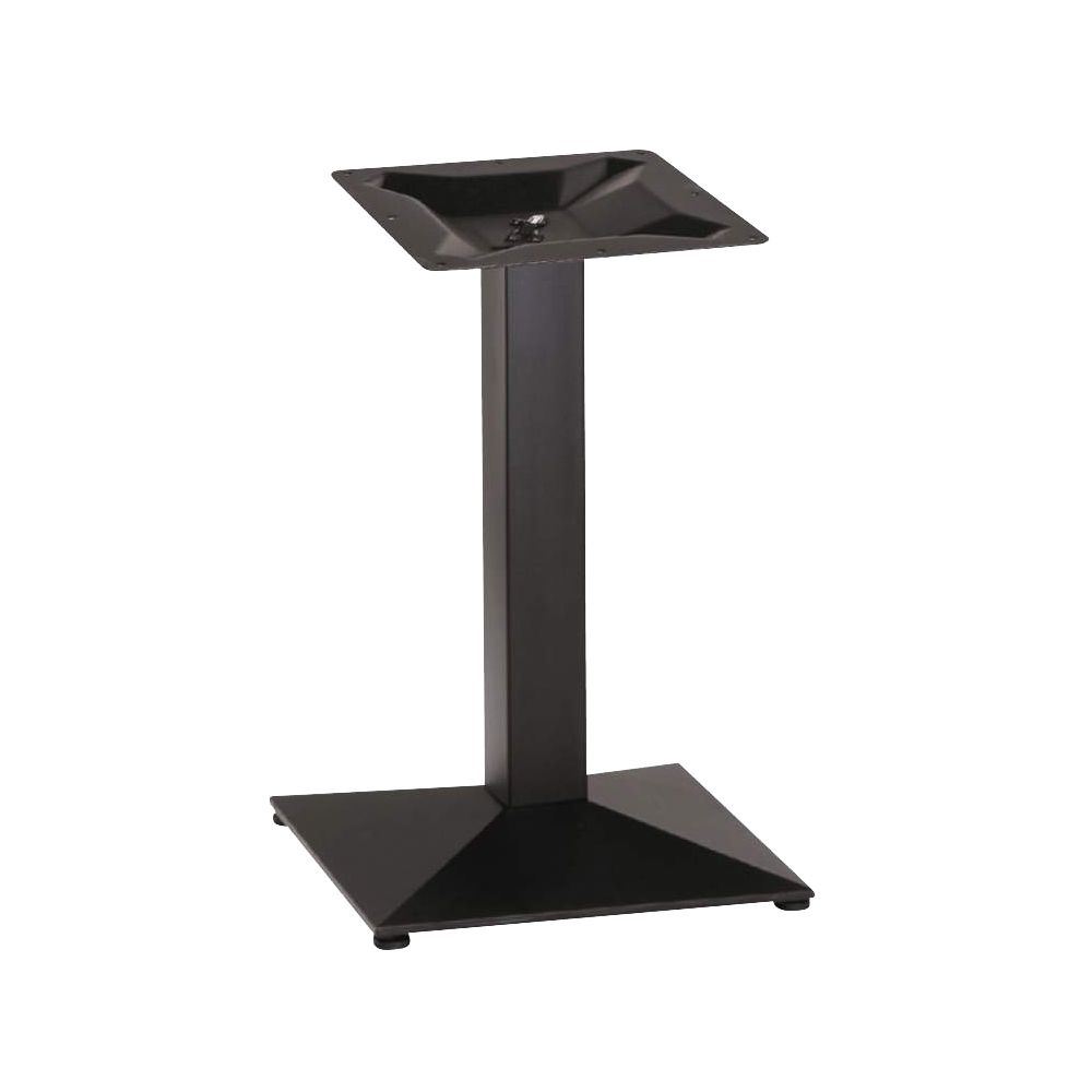 Pied de table carré Guyane noir H.73 cm