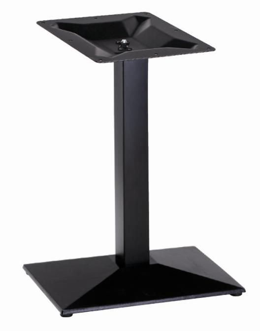Pied de table rectangle Guyane noir H.73 cm