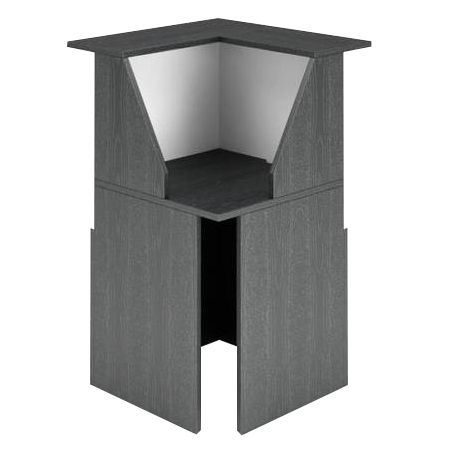 Banque d'accueil angle de liaison 90° Musa noir