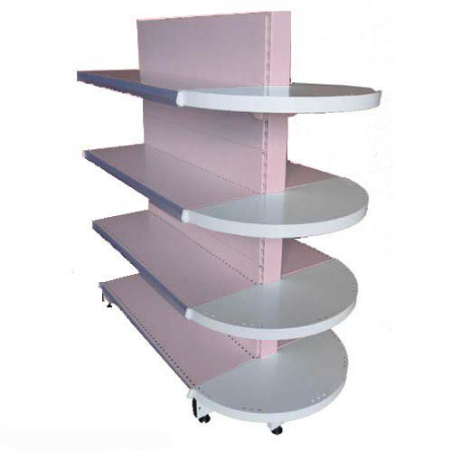 Tête de gondole demi-ronde H.143 x L.70 x P.30 cm Europ'Metal