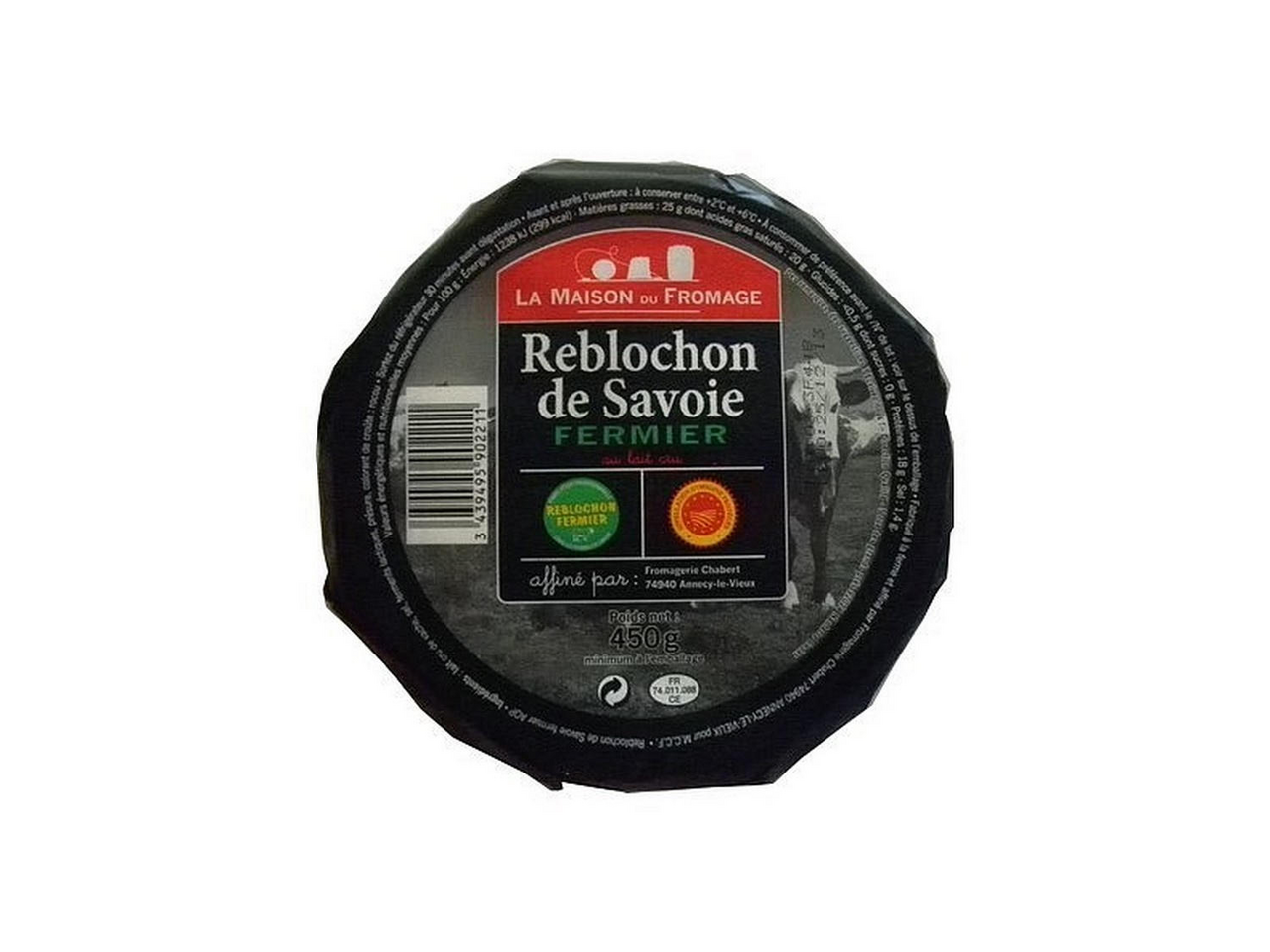 LA MAISON DU FROMAGE Reblochon fermier AOP 450 g