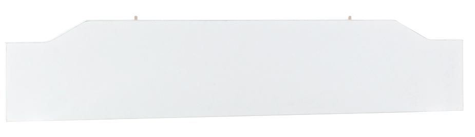 Voile de fond Sunday blanc L.160 cm