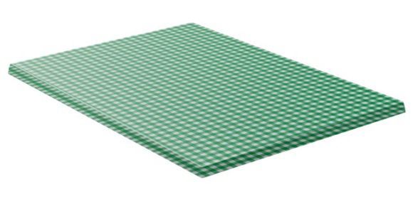 Plateau de table Select Vichy vert 110 x 70 cm SM France - 053530