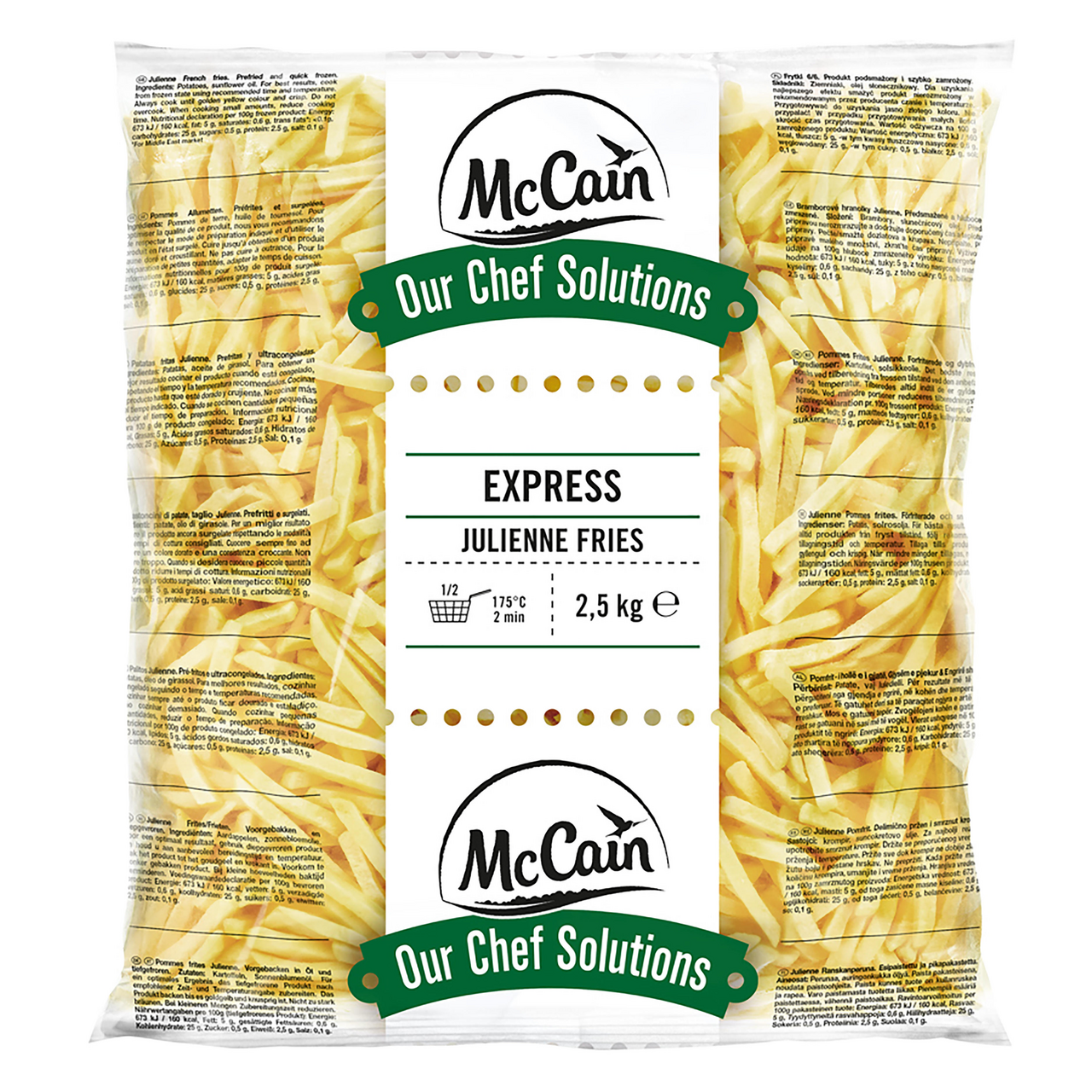 Mccain Frites express 6/6 2.5 kg