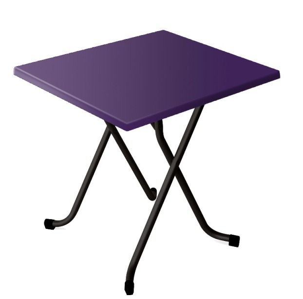 Table de terrasse Alsace violet 60 x 60 cm SM France - 055578
