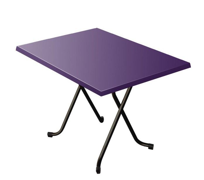 Table de terrasse Alsace violet 110 x 70 cm SM France - 055588