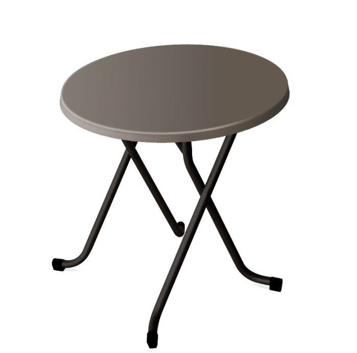 Table de terrasse Alsace taupe Diam.60 cm SM France - 055563