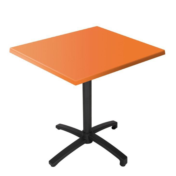 Table de terrasse Eva orange 70 x 70 cm SM France - 055570