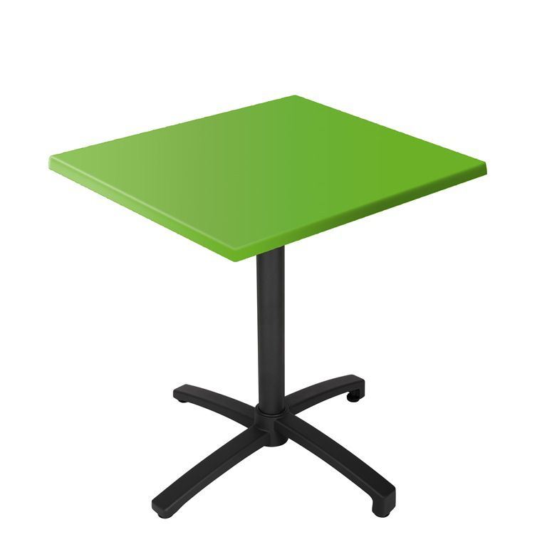 Table de terrasse Eva vert 60 x 60 cm SM France - 055567