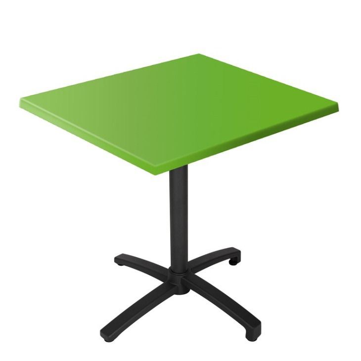 Table de terrasse Eva vert 70 x 70 cm SM France - 055572