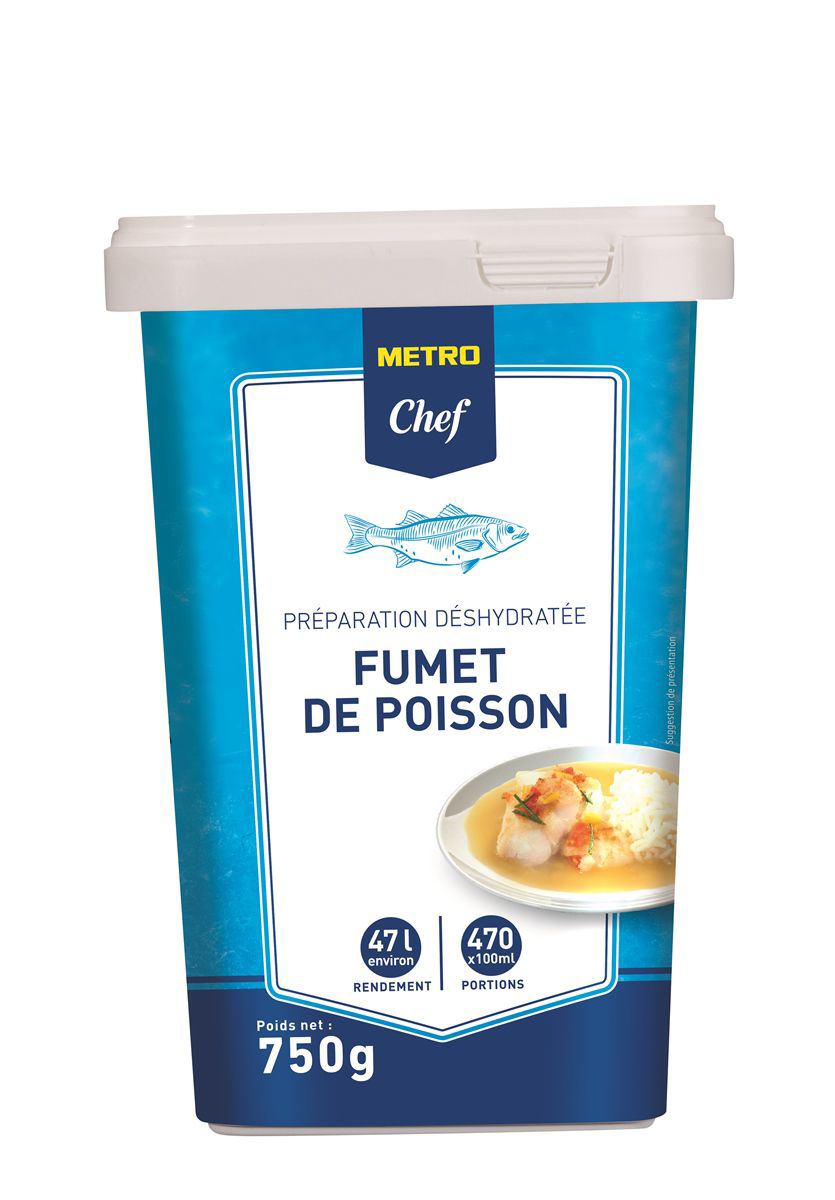 METRO Chef Fumet de poisson 47 L 750 g