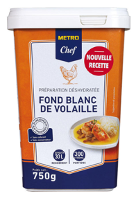 METRO Chef Fond de volaille 750 g jusqu'à 29.7 L