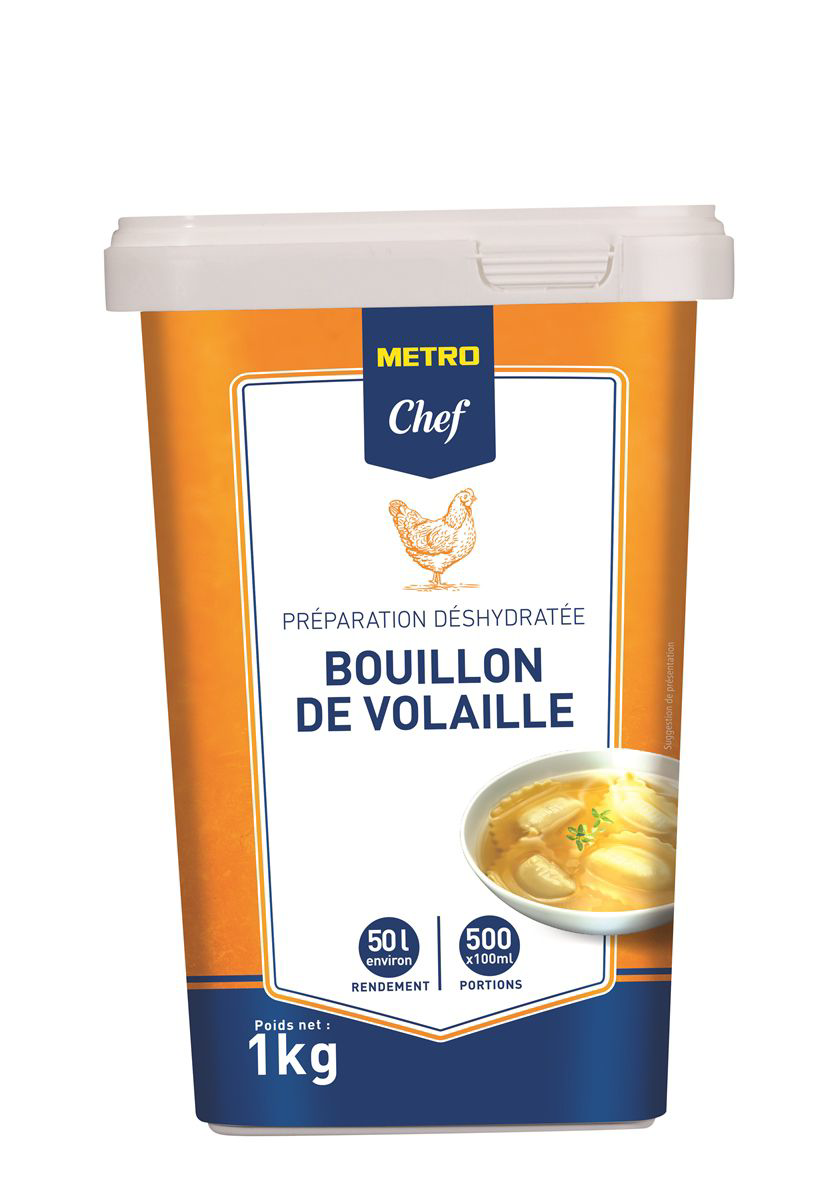 METRO Chef Bouillon de volaille 50L 1 kg 