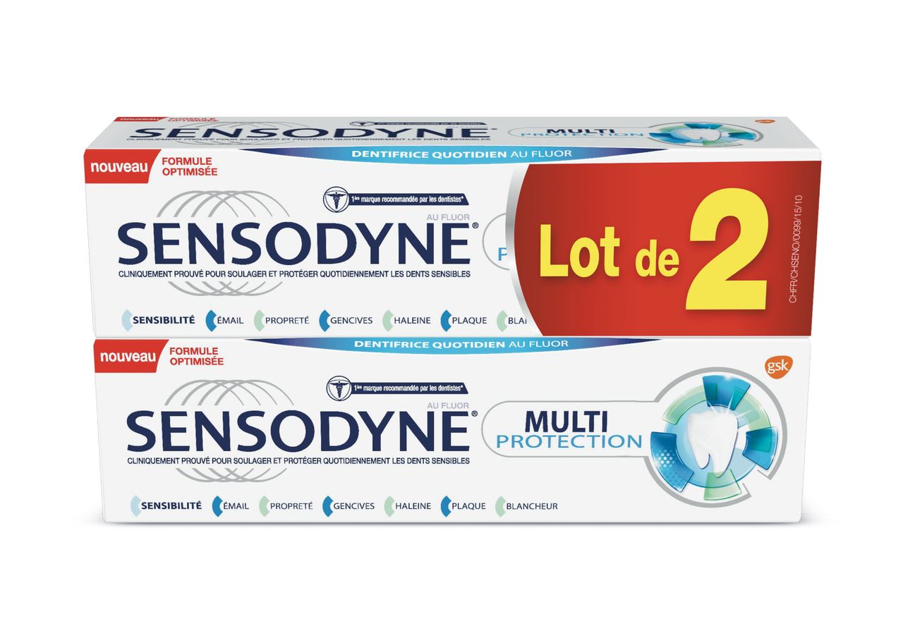Dentifrice multi-protection (vendu par 2) Sensodyne
