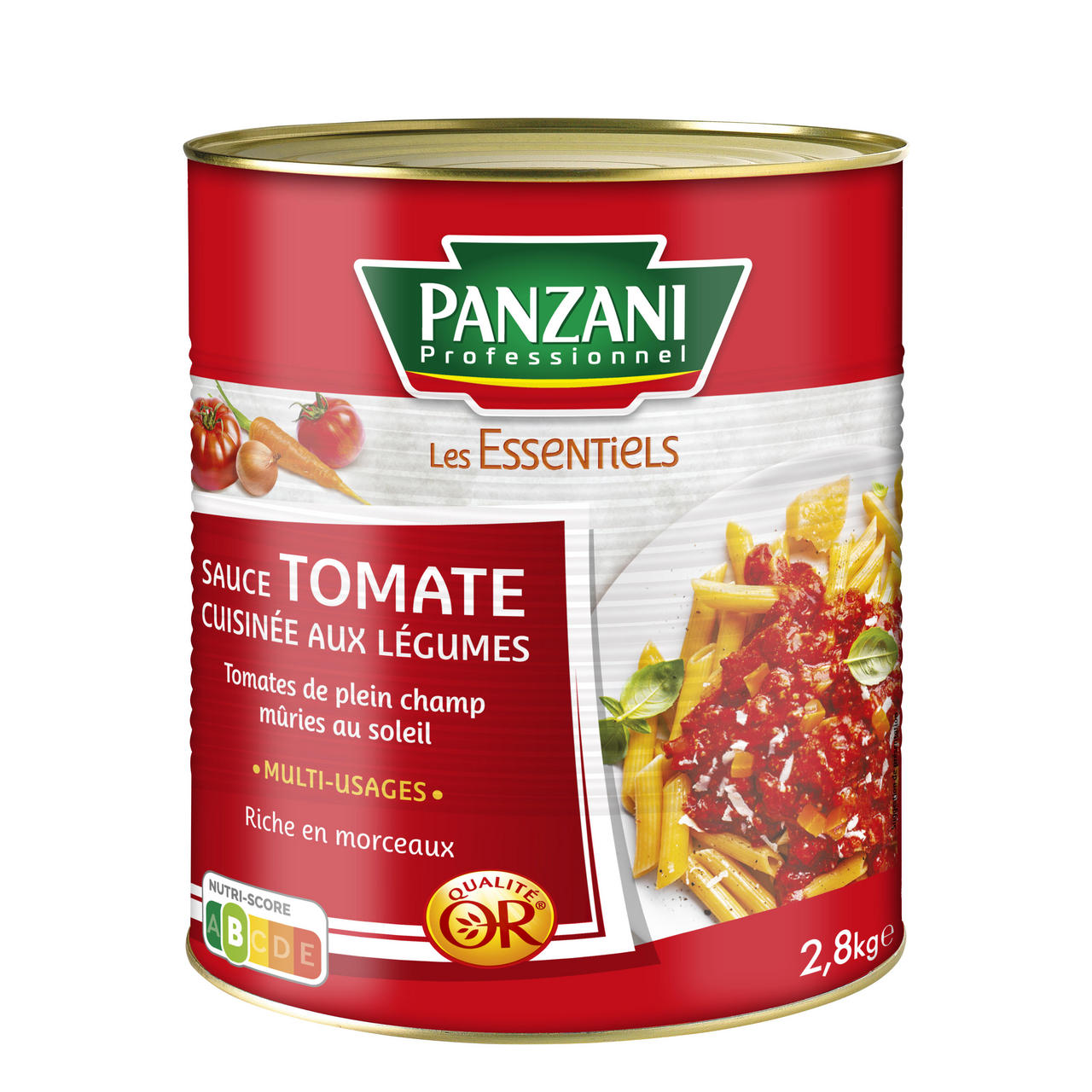 Panzani Sauce tomate aux légumes boîte 3/1 2.8 kg