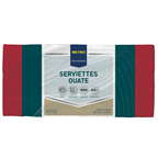 METRO PROFESSIONAL Serviette 2 plis rouge 24 x 24 cm x 200