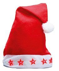 Bonnet de Noël lumineux étoilé x 5