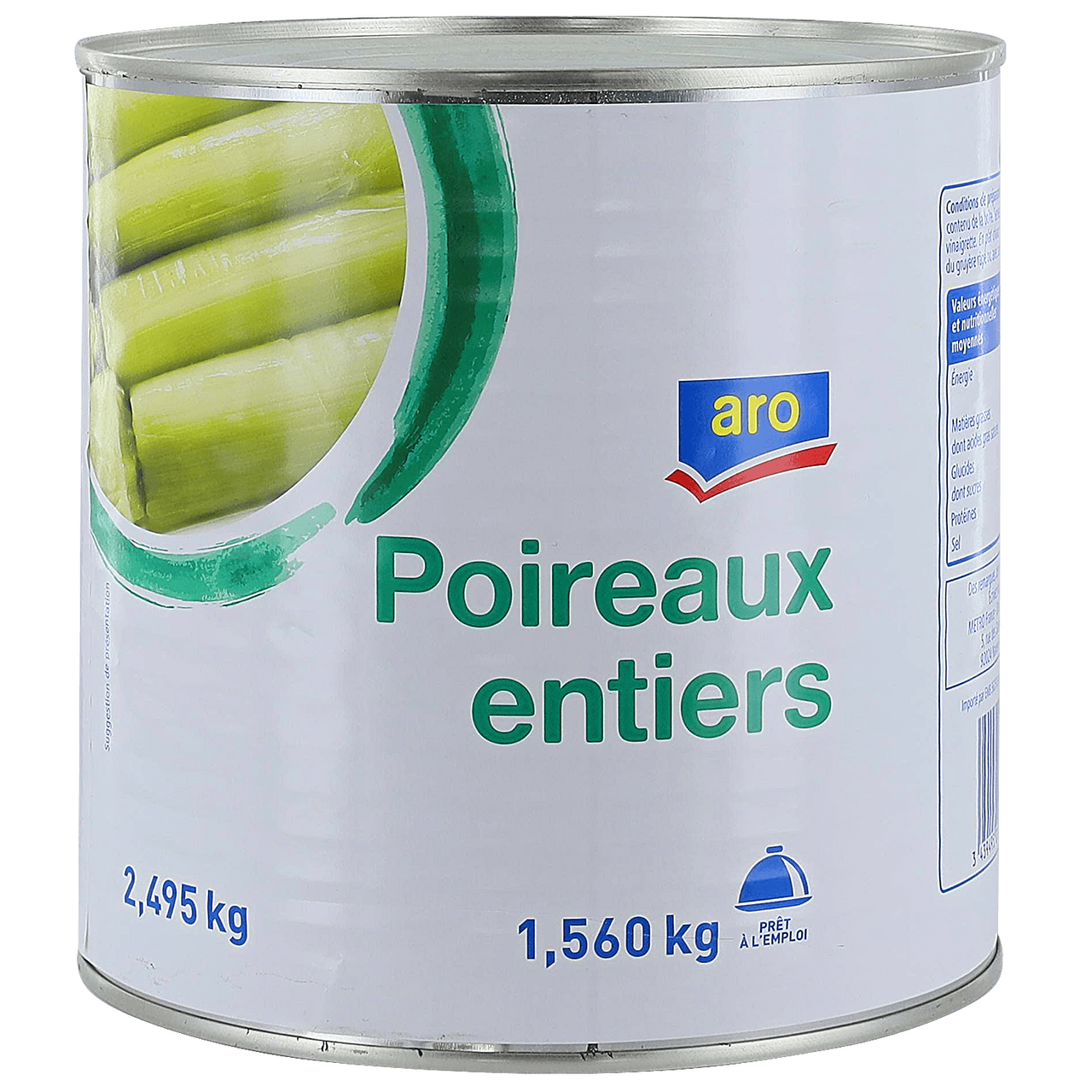 aro Poireau entiers boîte 3/1 2.495 kg 
