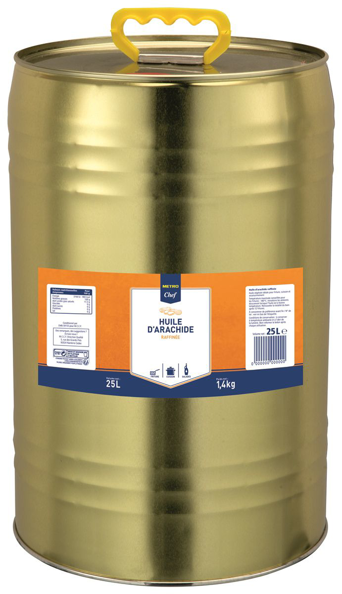 METRO Chef Huile d'arachide 25L