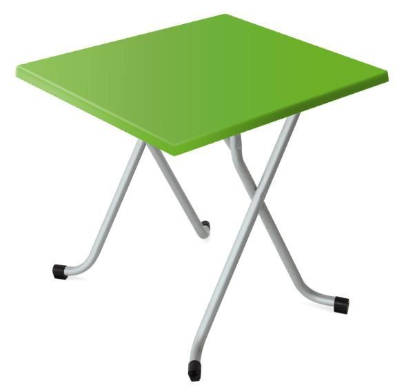 Table de terrasse Alsace vert 60 x 60 cm SM France - 054046