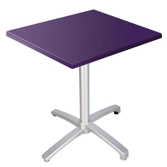 Table de terrasse Eva violet 60 x 60 cm SM France - 054075