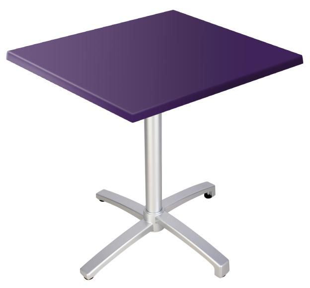 Table de terrasse Eva violet 70 x 70 cm SM France - 054076