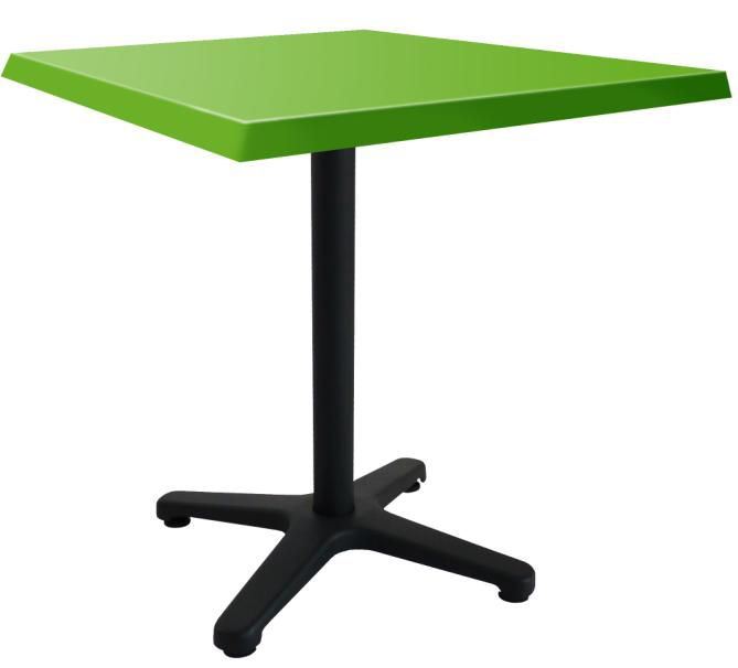 Table de terrasse Luxembourg vert 70 x 70 cm SM France - 054095