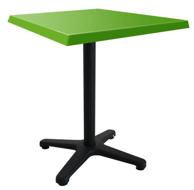Table de terrasse Luxembourg vert 60 x 60 cm SM France - 054100