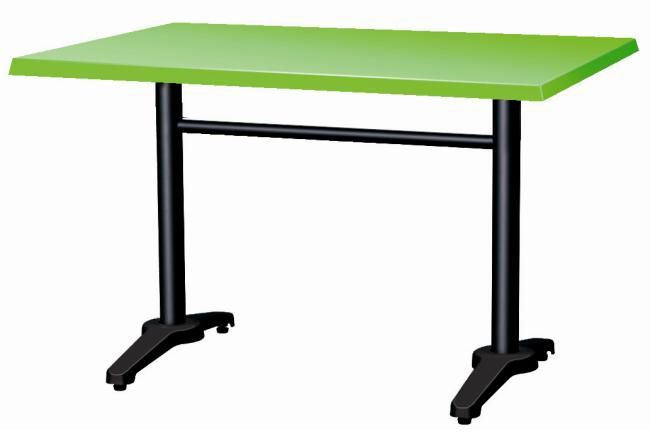 Table de terrasse Luxembourg vert 110 x 70 cm SM France - 054105