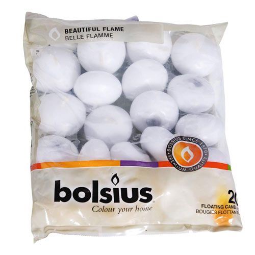 Bougie flottantes blanc x 20