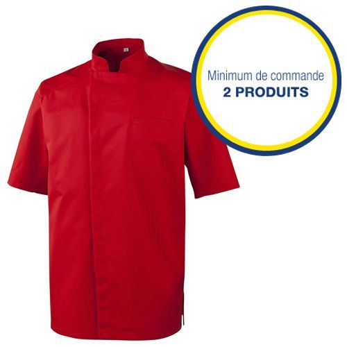 Veste de cuisine homme rouge Mikasi T.XXL