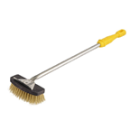 Lilly Brosse laiton avec racloir Venezia 5.5 x 17 cm, H.135 cm