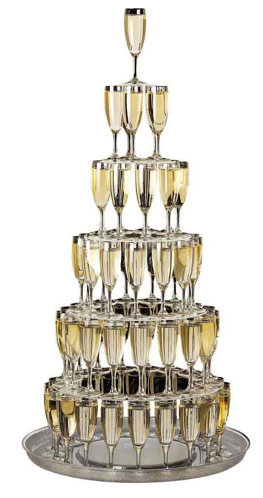 Cascade à champagne