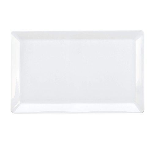 Assiette plate rectangle Pyro blanc 32 x 20 cm Sarreguemines
