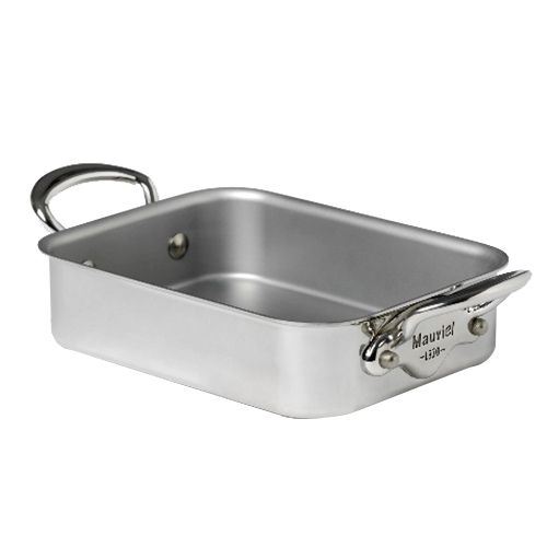 Mini plaque à rôtir inox M'minis 18 x 14 cm Mauviel