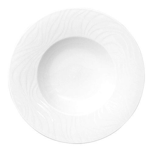 Assiette creuse Waves blanc 23 cm SPAL