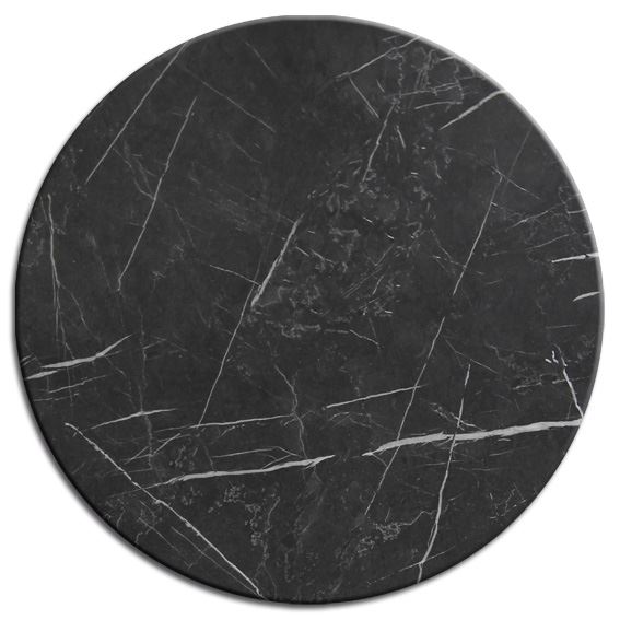 Plateau de table Style ardoise rond 60 cm SM France - 057205