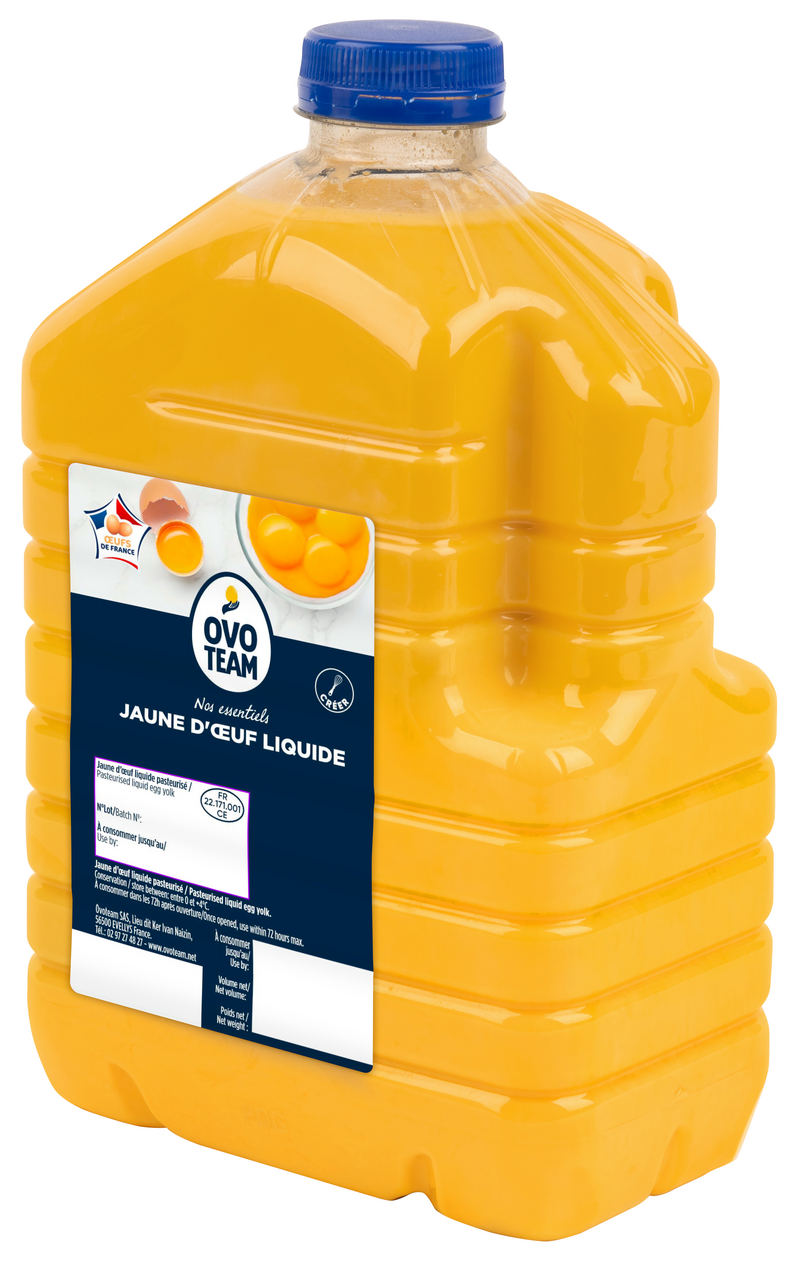 OVOTEAM Jaune d'oeuf liquide bidon 2 kg